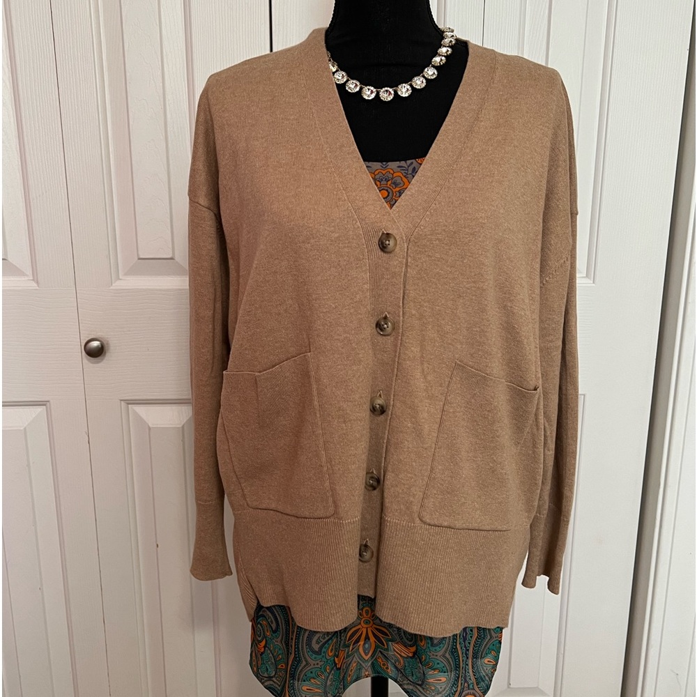 Cabi Camel Cardigan